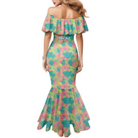 Personalised Seamless Hawaiian Quilt Pattern Mermaid Dress Hawaii Culture Palm Leaf Tropical LT9 - Polynesian Pride