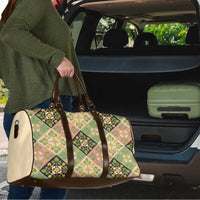 Seamless Pattern Puakenikeni and Kalo Travel Bag - Polynesian Pride