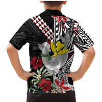 Hawaii Monk Seal Santa Family Matching Mermaid Dress and Hawaiian Shirt Hibiscus Kakau Pattern Mele Kalikimaka LT9 - Polynesian Pride
