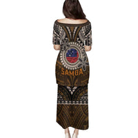 Samoa Warrior Family Matching Puletasi and Hawaiian Shirt The Mighty Samoan Warrior Spirit