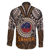 Samoa Warrior Family Matching Short Sleeve Bodycon Dress and Hawaiian Shirt The Mighty Samoan Warrior Spirit LT9 - Polynesian Pride