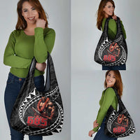 Samoan Pride Polynesian Tribal Warrior Grocery Bag 685 Samoa Mo Samoa