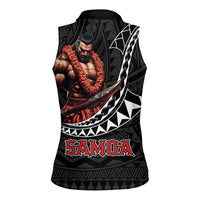 Samoan Pride Polynesian Tribal Warrior Women Sleeveless Polo Shirt 685 Samoa Mo Samoa