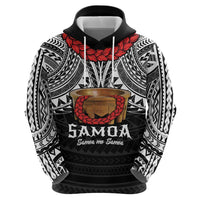 Samoan Tanoa Kava Bowl Ula Fala Zip Hoodie Polynesian Tribal Vibe