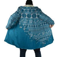 Fiji Marau na Kerisimasi Cloak Aqua Tagimoucia Tapa Masi Tribal - Polynesian Pride