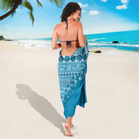 Fiji Marau na Kerisimasi Sarong Aqua Tagimoucia Tapa Masi Tribal - Polynesian Pride