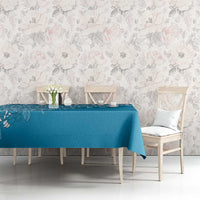 Fiji Marau na Kerisimasi Tablecloth Aqua Tagimoucia Tapa Masi Tribal LT9 - Polynesian Pride