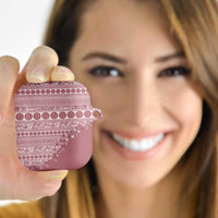 Fiji Marau na Kerisimasi AirPods Case Dusty Rose Tagimoucia Tapa Masi Tribal LT9 - Polynesian Pride