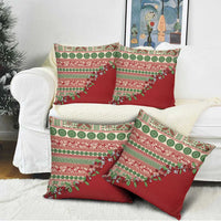 Fiji Marau na Kerisimasi Pillow Cover Red Tagimoucia Tapa Masi Tribal - Polynesian Pride