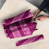 Fiji Marau na Kerisimasi Umbrella Pink Tapa Masi Inspired Christmas LT9 - Polynesian Pride
