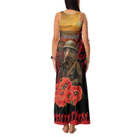 Maori Kiwi Soldier Fern Tattoo ANZAC Day Family Matching Tank Maxi Dress and Hawaiian Shirt Lest We Forget LT9 - Polynesian Pride