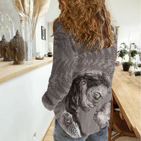 New Zealand Mother's Day Women Casual Shirt Maori Mo Toku Mama Silver Fern LT9 - Polynesian Pride