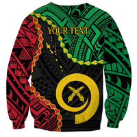 Personalised Vanuatu 44th Anniversary Sweatshirt Tugeta Yumi Selebretem Indipendens Dei