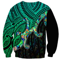 Aotearoa Papua Shell Sweatshirt Maori Tribal Pattern LT9 - Polynesian Pride