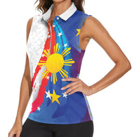 Philippines Flag Day Women Sleeveless Polo Shirt Filipino Pride Shines Bright On Flag Day