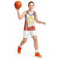 Philippines Flag Day Basketball Jersey Filipino Traditional Igorot Tribal Pattern