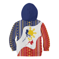 Philippines Flag Day Kid Hoodie Filipino Traditional Igorot Tribal Pattern