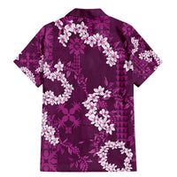 Mokihana Maile and Ilima Leis Family Matching Mermaid Dress and Hawaiian Shirt Akala Hawaiian Tapa Quilt Pattern LT9 - Polynesian Pride
