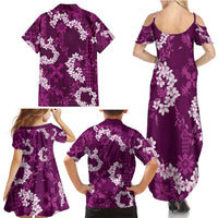 Mokihana Maile and Ilima Leis Family Matching Summer Maxi Dress and Hawaiian Shirt Akala Hawaiian Tapa Quilt Pattern LT9 - Polynesian Pride