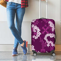 Mokihana Maile and Ilima Leis Luggage Cover Akala Hawaiian Tapa Quilt Pattern LT9 - Polynesian Pride