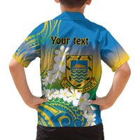 Personalised Tuvalu 1978 Independence Day Family Matching Puletasi and Hawaiian Shirt Polynesian Plumeria Style LT9 - Polynesian Pride