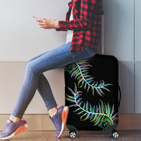 New Zealand Luggage Cover Aotearoa Silver Fern Mixed Papua Shell Green Vibe LT9 - Polynesian Pride