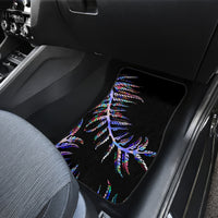 New Zealand Car Mats Aotearoa Silver Fern Mixed Papua Shell Purple Vibe LT9 - Polynesian Pride