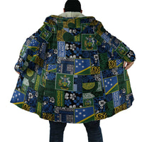 Solomon Islands Meri Kirihimete Cloak Pacific Patchwork Xmas Vibes - Polynesian Pride