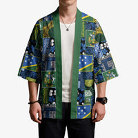 Solomon Islands Meri Kirihimete Kimono Pacific Patchwork Xmas Vibes - Polynesian Pride