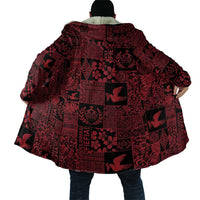 Black Tonga Kilisimasi Fiefia Cloak Pacific Patchwork Xmas Vibes - Polynesian Pride