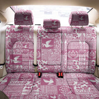 Pink Tonga Kilisimasi Fiefia Back Car Seat Cover Pacific Patchwork Xmas Vibes LT9 - Polynesian Pride