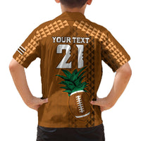 Custom Hawaii Honolulu Bowl Hawaiian Shirt With Kakau Tribal Pattern LT9 - Polynesian Pride