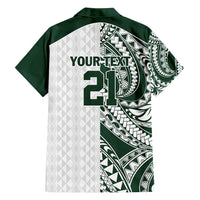 Polynesian Hawaii Volleyball Custom Family Matching Puletasi and Hawaiian Shirt Kakau with Sport Style LT9 - Polynesian Pride