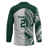 Polynesian Hawaii Volleyball Custom Hockey Jersey Kakau with Sport Style - Polynesian Pride