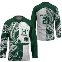 Polynesian Hawaii Volleyball Custom Hockey Jersey Kakau with Sport Style - Polynesian Pride
