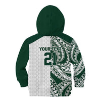 Polynesian Hawaii Volleyball Custom Kid Hoodie Kakau with Sport Style LT9 - Polynesian Pride