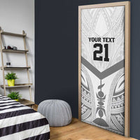 New Caledonia Football Custom Door Cover Go Champions Les Cagous - Polynesian Pride