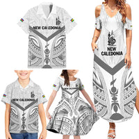 New Caledonia Football Custom Family Matching Summer Maxi Dress and Hawaiian Shirt Go Champions Les Cagous LT9 - Polynesian Pride