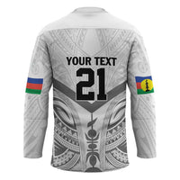New Caledonia Football Custom Hockey Jersey Go Champions Les Cagous - Polynesian Pride