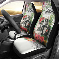 Skeleton Love for Valentines Day Car Seat Cover Polynesian Tribal Love Forever LT9 - Polynesian Pride