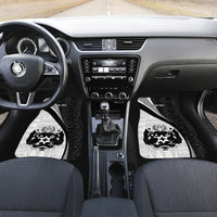 Personalised Tonga Emancipation Day Car Mats Since 1970 Ngatu Tribal Pattern