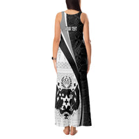 Personalised Tonga Emancipation Day Tank Maxi Dress Since 1970 Ngatu Tribal Pattern LT9 - Polynesian Pride