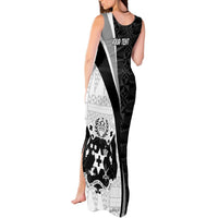 Personalised Tonga Emancipation Day Tank Maxi Dress Since 1970 Ngatu Tribal Pattern LT9 - Polynesian Pride
