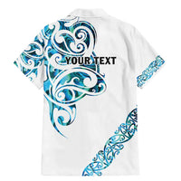All White Maori Tribal Tattoo Personalised Family Matching Mermaid Dress and Hawaiian Shirt Polynesian Style LT9 - Polynesian Pride