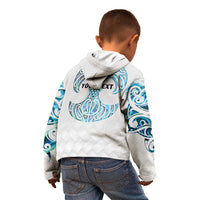 Queensland Maori Kiwi Personalised Kid Hoodie Ma Kakariki Papua Shell Maori Tribal Tattoo LT9 - Polynesian Pride