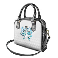 Queensland Maori Kiwi Personalised Shoulder Handbag Ma Kakariki Papua Shell Maori Tribal Tattoo