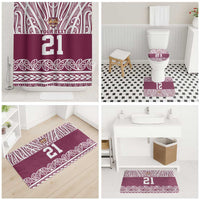 Queensland Maori Nga Hau E Wha Custom Bathroom Set Polynesian Maori Tribal Pattern LT9 - Polynesian Pride