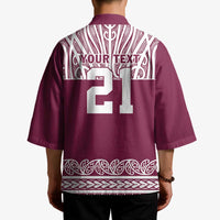 Queensland Maori Nga Hau E Wha Custom Kimono Polynesian Maori Tribal Pattern - Polynesian Pride