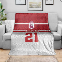 Queensland Tonga Custom Blanket QLD with Tongan Ngatu Pattern LT9 - Polynesian Pride