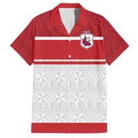 Queensland Tonga Custom Family Matching Off Shoulder Maxi Dress and Hawaiian Shirt QLD with Tongan Ngatu Pattern